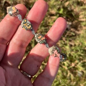 Ocean Jasper S925 Adjustable Bracelet